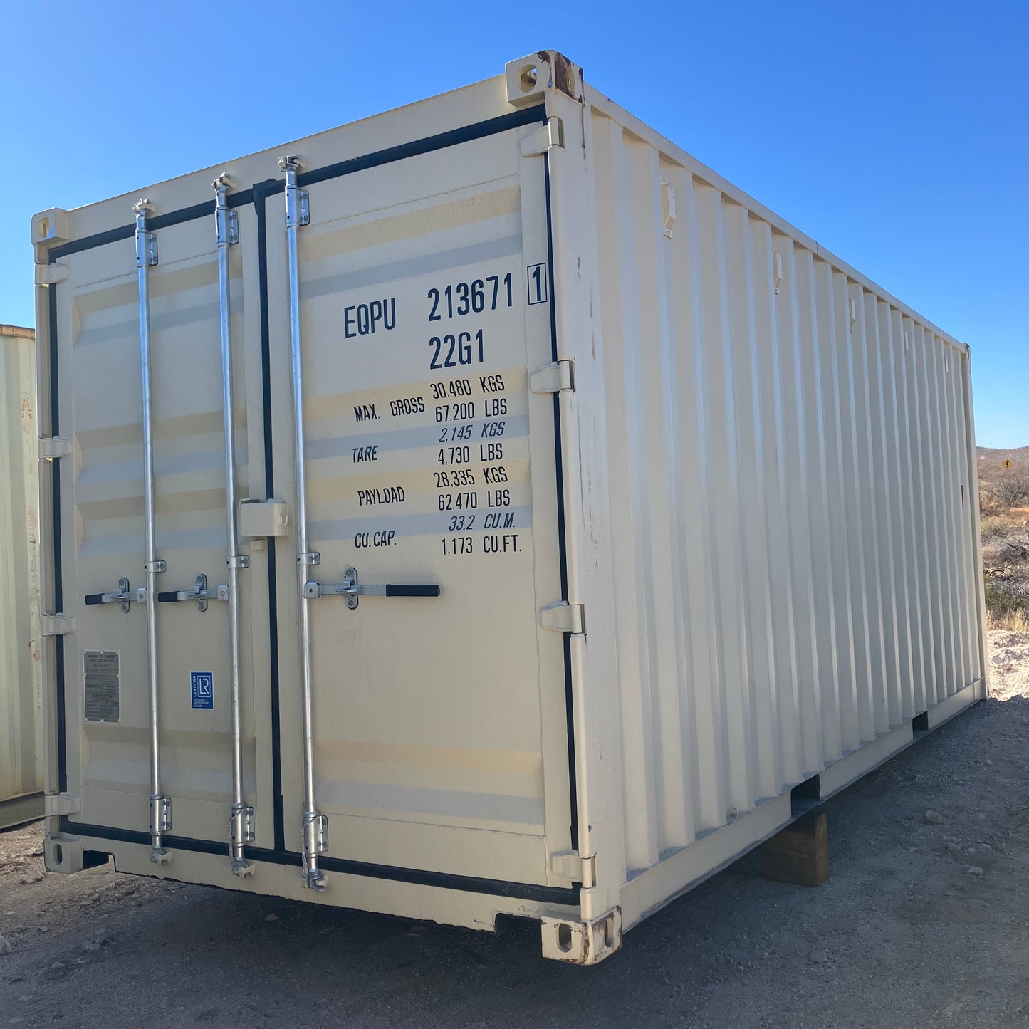 20' One Trip Shipping Container #2136711