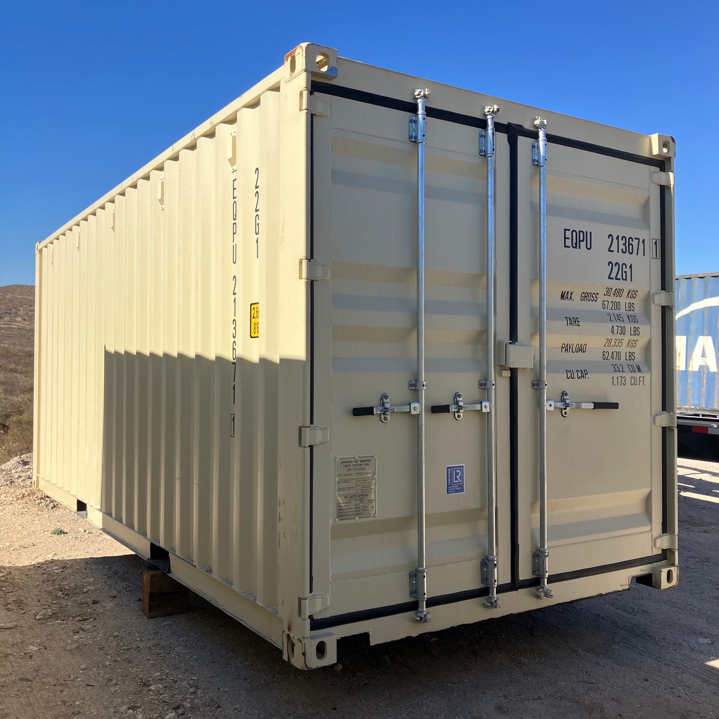 20' One Trip Shipping Container #2136711